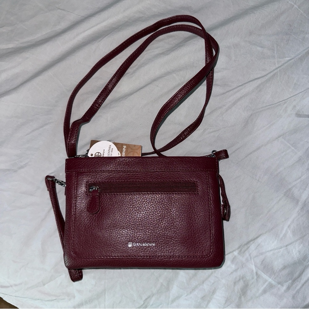 NWT Softy Leather Crossbody Wallet, Created for Macy's